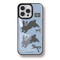 Epoxy Cartoon Shell for iPhone 14/15 Pro & Huawei Mate 60 iPhone 15 Pro Max gray