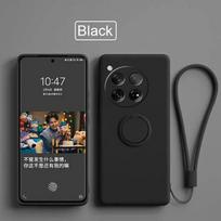 Case for OnePlus 13 12 Cases Liquid Silicone Ring Stand Phone Shell Coque for OnePlus 1+12 13 Cover ShockproofBumper Back Funda For OnePlus 12 juoda