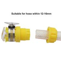 1 vnt. ABS vamzdžio jungtis PVC daugiafunkcinis vandens vamzdžio čiaupo jungiklis 57mm*33mm yellow