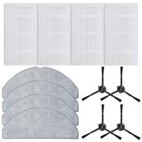 For Tapo RV30 Max Plus RV20 Max Plus Vacuum Cleaner Parts Filter Side Brush Set A white