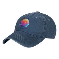 Planet Summer New Classic Fashion Cowboy Hat Unisex Cotton Adjustable Breathable Outdoor Leisure Duck Tongue Cap Adjustable balta
