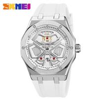 Fashion silicone belt sports men's watch personalized creative mechanical wind luminous waterproof quartz watch