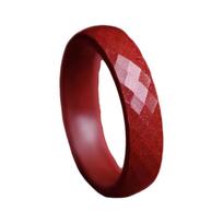 Lucky Feng Shui Cinnabars Rings Money Amulet Accessory for Attracting Wealth and Positive Energy for Men and Women 19MM brown