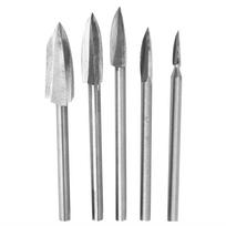 5PCS/Set Wood Engraving Tool Milling Cutter Root Carving Tools for DIY Woodworking