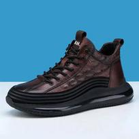 Tenis Men Sport Shoe Autumn New Brand Leather Men Shoe Platform Dad Shoe Trend Casual Sneaker Men Tennis Shoezapatillas De Hombr 41 tamsiai ruda spalva