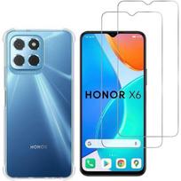 Shockproof Case for HONOR X6 and 2 Tempered Glass Screen Protector Phonillico®
