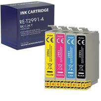 Replacement Ink Cartridge Epson 29XL compatible Expression Home XP-250 XP-350 XP-450 Pack 1 Black 1 Cyan 1 Magenta 1 Yellow