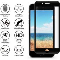 [Compatible Apple iPhone 6 - 6S] 100% Full Black Edge Tempered Glass Film Ultra Resistant Screen Protector [Phonillico®] juoda