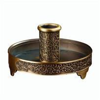 Vintage Palo Santo Holder Metal Incense Burner for Palo Santo Sticks Incense Holder Scent Stand and Ash Catche bronza