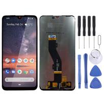 TFT LCD ekranas Nokia 3.2 su skaitmenizatoriumi, pilnas surinkimas (Juoda) juoda
