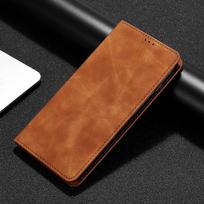 Odinis dėklas iPhone OnePlus Nord CE4 3 3T 5 5T 6 6T 7 7T 8 8T 9 9R 9RT 10R 10T 11R 11 12 12R Pro atverčiamas telefono apsauginis dangtelis OnePlus 3 -3T šviesiai ruda spalva