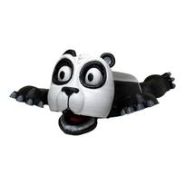 Panikuojantis Panda Padėkliukas Plastikinė Medžiaga Puodelio Padėkliukas Izoliacinis Padėkliukas Namams/Biurui Dekoratyvinis Puodelio Padėkliukas Puodelio Laikiklis Su Juokinga Išraiška 1pc