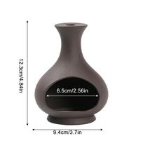 Rankų darbo keramika Palo Santo laikiklis Sages Stick Dish Dėmės dubuo kūgis smilkalų degiklis Chimenea Joga meditacija Zen dekoracija 04