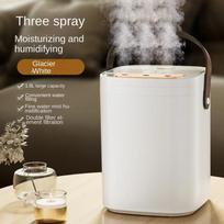 1,8 l buitinis aromaterapinis drėkintuvas, kvapų difuzorius, didelės talpos, USB įkrovimas, trigubas purkštuvas, 3 režimai su maža LED naktine lempute White
