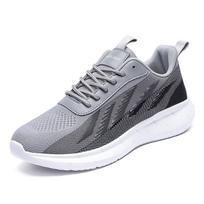 Vyriški sportbačiai, laisvalaikio batai, kvėpuojantys, lauko, bėgimo, vyriški, tenis para hombre, lengvi, vyriški sportiniai batai, treniruočių avalynė 39 pilka spalva