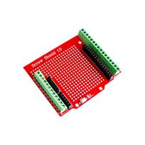 Proto varžto ekranas Arduino atviro kodo mygtukui Reset, D13 LED, NAUJAS, Breadboard'ui, 3.81 gnybtas, dvipusė PCB, SMT litavimas, DIY
