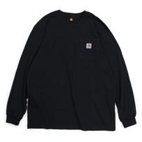 Carhartt carhartt long sleeve long T WORKER POCKET LS K126 black black L T-shirt T-SHIRTS [item]