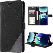 Case for Xiaomi Redmi Note 14 Pro Plus 5G / Redmi Note 14 Pro+ 5G, Anti-Scratch 360 Degree Protection Black PU Leather