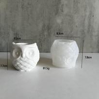 Multi Animal Owl Fathead Fish Succulent Planter Silicone Mold DIY Plaster Concrete Conch Candle Jar Mould Desktop Decorations