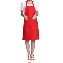 Apron Plain Unisex Cooking Catering Work Apron Tabard Twin Double Pocket MIT 01