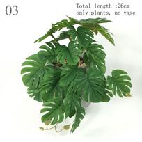 26cm Peacock Turtle Back Leaf Begonia Home Balcony Wall Hanging Garden Decor Artificial Plants Vine Green Grass Potted black