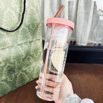 Kelioninė vandens buteliukas 700ml Sulčių atskyrimas Netoksiškas Nešiojamas Sulankstomas Šiaudelis Sustorintas PC Vanduo