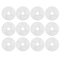 Pet Water Fountain Filter 3 Layer Filtering Replacement Cat Dog Water Dispenser Filter 12pcs white