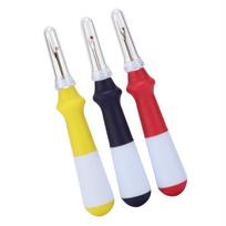 3Pcs Seam Ripper Colorful Durable Stainless Ergonomic Handy Handles Thread Remover for Sewing
