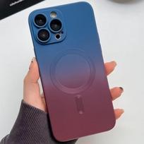 Applicable To IPhone16promax Phone Case Comes with Lens Film Magnetic Gradient IPhone15/14 Niche Sense Apple 7G/8G universal