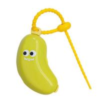 1/2Pcs Banana Toothbrush Cover with Toothpaste Dispenser Dust-Proof Compact Design Portable Toothbrush Head Holder