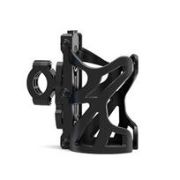 Motorcycle Cup Holder Water Drink Bottle Cage,Black Abs, Atv Dirt Bike Universal black
