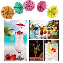 40 vnt. Popieriniai kokteilių skėčiai, vakarėlių, vestuvių reikmenys, luau gėrimų lazdelės 40Pcs