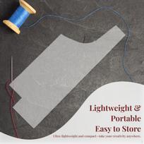Bag Pattern Sewing Template Tool Transparent Stencil for Patchwork Beginners 35.7cmx12cm