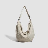 Lazy Women's Shoulder Bag Trendy Water Splashing Nylon Cloth Bag Casual Shopping Crossbody Bag Versatile Commuter Armpit Bag