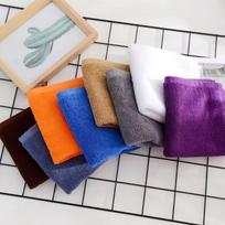 All-Cotton Thick Absorbent Dishcloth - White, Coffee, Blue 40g Cotton 30x30cm
