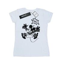 Disney Womens/Ladies Mickey Mouse EEEEEK! Cotton T-Shirt L balta