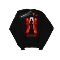 A Nightmare On Elm Street Womens/Ladies He Knows Where You Sleep Sweatshirt M juoda