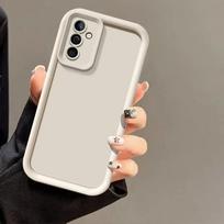 Dėklas Samsung A16 5G Galaxy A16 telefonui, atsparus smūgiams buferio dangtelis, minkštas apsauginis dėklas Galaxy A16 5G balta