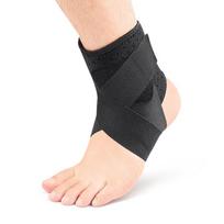 Sportinis tvarstis kulnies įtvaras kryžminis dirželis elastinis spaudžiantis dviračių sportas alpinizmas bėgimas šokinėjimas kulnies įtvaras left foot black