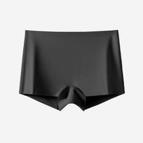 Safety Pants Women's Seamless Anti-glare Non Curling Mid Waist Thin Leggings Two In One Ice Silk Boxer Briefs For Women L juoda