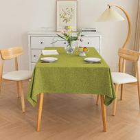 Cloth Water-proof Dust-proof Anti-static Rectangular Disposable Table Cloth Four Seasons Universal Slub Linen Household Coffee Table Cover Cloth 90*90cm beige