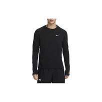 Nike Elemental Solid Color Round Neck Sports Casual Running Long Sleeve T-Shirt Men Tops Black FB8568-010 L black