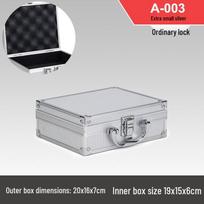 Aluminum Lock Box for Tools, Files, Sound Cards, and Model Airplanes gray
