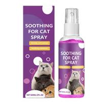 60 ml naminių gyvūnų raminamasis purškalas Gyvūnų feromonų katės emocinio nuraminimo purškalas Gerina estruso sužadinimą Gyvūnų nerimo mažinimo purškalas katei, šuniui purple