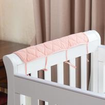 Double-Sided Crepe Crib Soft Pack: Pure Cotton Anti-Collision Protective Strip for Babies 15x60 CM abrikosas
