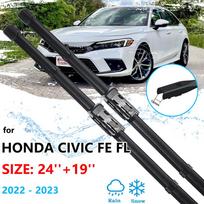 2x Honda Civic FE FL MK11 2022 2023 Berėmiams valytuvams Guminės tabletės priekinio stiklo priekinio stiklo langų keitimas LHD