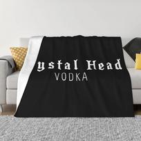 NEW Crystal Head Vodka Blankets and Throws Super Soft Thermal Indoor Outdoor Blanket for Living Room Bedroom Travel 30x40in