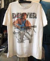 Vtg John Denver Music Lover Cotton White Full Size Unisex Shirt Unisex T-Shirt XXXXL gray