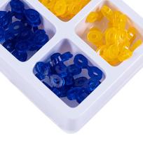 60 vnt./dėžutė Dantų tarpdančių pleištas Dantų separatorius Elastinės gumos fiksavimo pleištai Matricos Sekcinės kontūruotos matricos Stomatologijos reikmenys