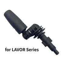 360° universalus besisukantis antgalis Karcher Lavor/Wax aukšto slėgio plovimo pistoletui Reguliuojamo kampo adapteris aukšto slėgio valikliui black